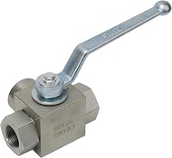 Hydraulic 3 Way High Pressure Ball Valve, 1/4" to 3/4" for BSP, 500 Bar (7250 PSI) Working Pressure 