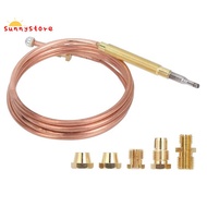 Universal Gas Stove Thermocouple with 5Pcs Nuts Heating Gas Burner