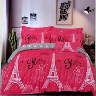 Set Cadar Queen 7in1 With Comforter/ Comforter Set Queen Bedsheet