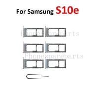SIM Card Chip Tray Slot For Samsung S10e G970 G970F G970U G970W New Phone SIM Micro SD Card Tray Hol