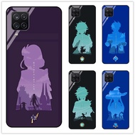 (Customized) For Samsung Galaxy A12/ M12/ A52 Anime Genshin Impact 原神 Playing Games Series-2 Tempered Glass Hard Photo Phone Case Back Cover Casing Shell DIY Gift