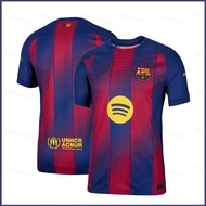 SY3 2025-2026 La Liga FC Barcelona Home jersey Kids Adult Football Tshirts Plus Size YS3