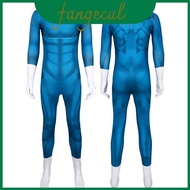Fantastic Four Marvel Cosplay Jumpsuit For Roleplay Unisex Halloween Costume