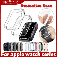 New case TPU Screen Protective for apple watch ultra / ultra 2 49mm Screen protector case silicone soft Clear Cover For apple watch series 9 8 7 6 5 4 SE 41mm 45mm 38mm 40mm 42mm 44mm Smart Watch Acceccories