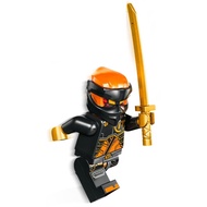 Original Lego Ninjago - Cole (Dragons Rising, Head Wrap) 71806 Minifigure new