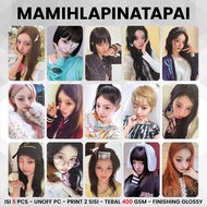 (5 PCS) ILLIT MAMIHLAPINATAPAI ITS ME Photocard - Premium PC 2 Sides Unofficial Korean Kpop Merch Ca