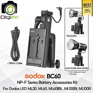 Godox AK-B01 AK-B02 BC60 Battery Adapter Kit สำหรับ ML30 M60 ML60II Bi ML100Bi ML100R / Digilife Th