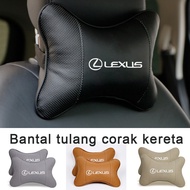 2025【2pcs】Lexus RX350 CT200h ES250 NX300 IS250 RC200t neck pillow automobile headrest real leather c
