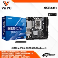 ASRock B660M-ITX/AC LGA 1700 Intel B660 SATA 6Gb/s DDR4 Mini ITX Motherboard