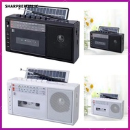 [Sharprepublic] Compact Cassette Tape Player Vintage Radio Tape Player Recorder for Park