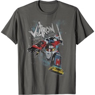 Men's cotton T-shirt Voltron Retro Defender Battle Stance Space Graphic T-Shirt T-Shirt