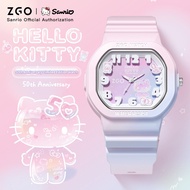 ZGO x Sanrio HelloKitty Ladies Watch 30M Waterproof Luminous Watch Birthday Gift