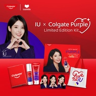 IU x Colgate Purple Limited Edition Kit (Teeth Whitening) Colgate Optic White Purple Toothpaste 100g