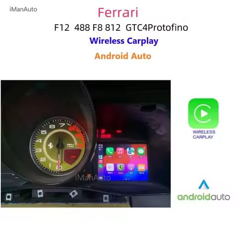 Wireless CarPlay Module For Ferrari 488 F12 488 F8 812 GTC4 Protofino Android Auto mirror link AirPl