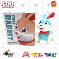 MAINAN ANAK ROBOT CUTE TIGER RABBIT HARIMAU KELINCI JALAN BATERAI KADO