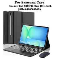 Tablet Galaxy FE Plus 13.1 lnch,Detachable Keyboard Cover for Tab S10 FE+ 13.1" Case with Pencil Hol