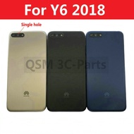 For Huawei Y6 2018 / Y6 Prime 2018 Back Battery Cover Rear Panel Door Housing Case Repair Parts