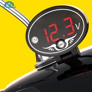 OPENMALL Digital LED Voltmeter Voltage Panel Meter DC 9V to 24V For Motorcycle Accessories J2U4