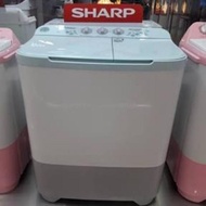 Mesin Cuci Sharp 8KG (9KG banci) ES-T90MW / 90MW