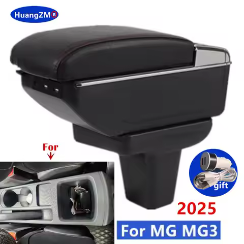 For MG MG3 MG 3 Armrest box For MG MG3 2025 Car Armrest box Center Storage box Interior Retrofit Car