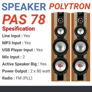 SPEAKER POLYTRON PAS 78 radio usb