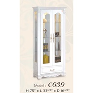 Harga Kilang Almari Pameran 1 Pintu 1 Laci Almari Kayu