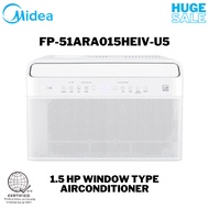 Midea U SHAPE FULL INVERTER FP51ARA015HEIV-U5 1.5 HP Window Type Airconditioner