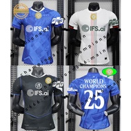 [Player Version]2025/26 Chelsea home away and third Football Shirts Men Kits Football Kits Print CWC