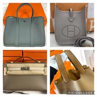 Hermes Garden Party 30 mini Evelyne Kelly pochette picotin 22 touch