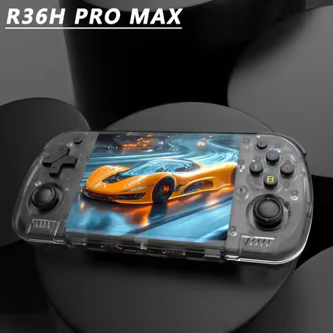 FLLBW Game Console R36H PRO MAX Games Console ARKOS2.0 Handheld Game Console 4.2" 15000+ Games Gamin