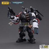 JOYTOY暗源戰錘40K暗鴉守衛 戰團長 凱萬·史瑞克1：18可動模玩