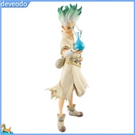 deveodo Figure Model Anime Dr Stone Action Ishigami Senkuu PVC Simulation Miniature Collectible for 