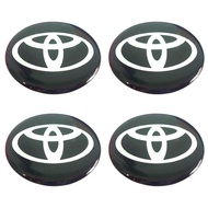 ราคาต่อ 4 ดวง สติกเกอร์ TOYOTA โตโยต้า สติกเกอร์เรซิน sticker rasin ขนาด 25 / 35 / 45 / 49 / 70 มิล