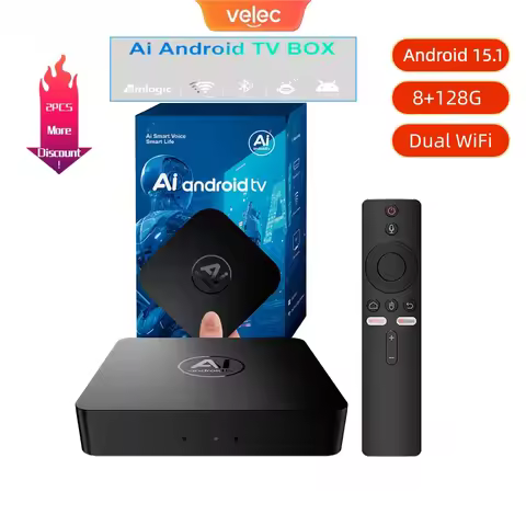 I96 Android 15.1 Smart TV Box CarPlay AI Box Wifi Wireless Android Auto Built-in Play Store For YouT