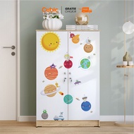 Cubic Lemari Kecil Minimalis / Lemari Pakaian 2 Pintu / LUNA BL 121
