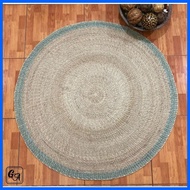 ♣ ❀ ◰ GA-A008 - Abaca Round Carpet Green - Small sizes - Natural material - 40 & 60 inches