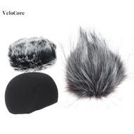 coagulatelove 1Pc Foam Mic Wind Cover Furry Windscreen Muff For ZOOM H5 H6 Recorder Microphone New