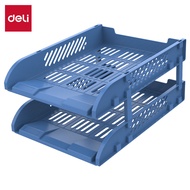 Deli Document Tray File Document Letter Paper Rack Sorter Collection File Desk Organizer Rak Documen