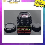 CANON SONY Fujian 35mm f1.6 Mirrorless FIX Lens - Fuji, Sonon, mount adapter