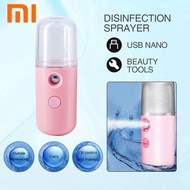 xiaomiฆ่าเชื้อมินิ30Ml เครื่องเพิ่มความชื้นแบบ USB Diffuser Nano Face Mist Mist อุปกรณ์พ่นหน้า Body เครื่องพ่นละอองเครื่องอบไอน้ำบำรุงหน้า Skin Care