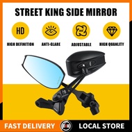 Side Mirror For Motorcycle Street King Anti-glare Universal For Honda Click 125i Accessories Yamaha Suzuki