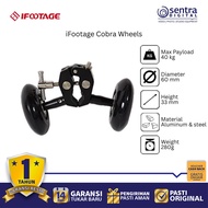 IFootage Cobra Wheels Universal Tripod Dolly Wheels Camera Roving Dolly with Brake Lock