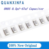 100PCS 0805 SMD CHIP Multilayer Ceramic Capacitor 50V 0.5pF-47UF 10pF 22pF 100pF 470pF 1nF 10nF 100n