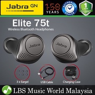 Jabra Elite 75t True Wireless Bluetooth Earbuds ANC Active Noise Cancellation Great Calls Music (Eli