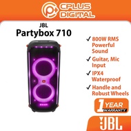 JBL Partybox 710 800W RMS Powerful Sound Guitar Mic Input IPX4 Waterproof Handle and Robust Wheels P