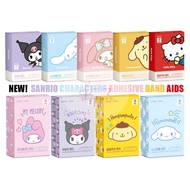 Sanrio Cute Adhesive Bandage My Melody, Cinammoroll, Pompompurin, Hello Kitty, Kuromi / Adhesive Ban