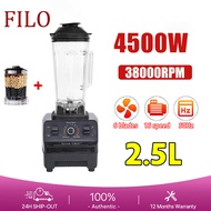 4500W Blender Heavy Duty 2.5L Multifunctional Electric Juicer Food Blender Heavy Duty Blade Blender 