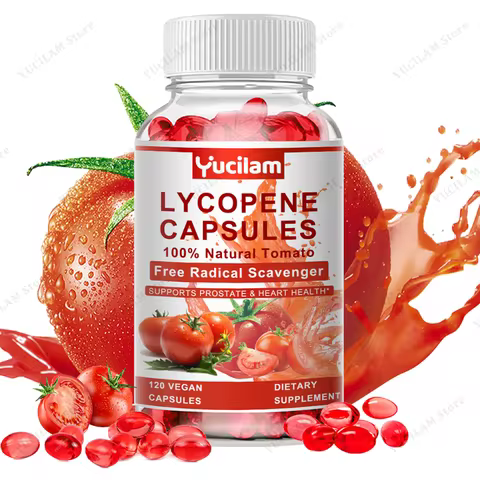 Premium Lycopene 60mg, Dietary Supplement for Prostate, Antioxidant, Heart and Overall Health