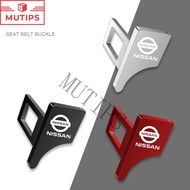 Zinc Alloy Car Safety Seat Belt Buckle Hidden Clip for Nissan Almera Sentra n16 Serena Grand Livina 
