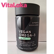 🍀Sport Research Vegan Omega 3(60 Veg softgels)